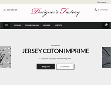 Tablet Screenshot of designers-factory.com
